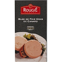 Hipercor  ROUGIE bloc de foie gras de pato pack 2 x 40 g envase 80 g