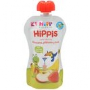 manzana, plátano y fresa bio pouch 100 gr