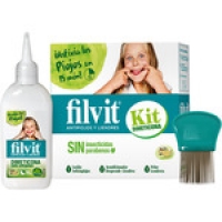 Hipercor  FILVIT kit Dimeticona tratamiento loción suave Filvit antipi