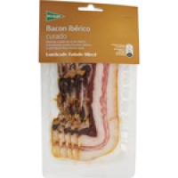 Hipercor  EL CORTE INGLES bacon ibérico curado en lonchas sin gluten e