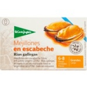 EL CORTE INGLES mejillones en escabeche de las rías gallegas 3.95 €
