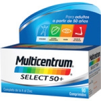 Hipercor  MULTICENTRUM Select 50+ multivitamínico completo para adulto