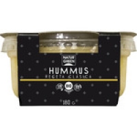 Hipercor  NATURGREEN hummus receta clásica ecologico, sin gluten y sin