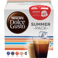 Hipercor  NESCAFE DOLCE GUSTO Summer pack selección de cafés envase 40