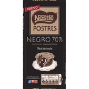 NESTLE POSTRES chocolate negro 70% para repostería fácil de  1.99 €