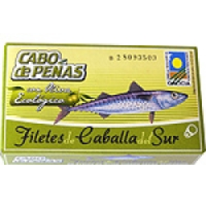 CABO DE PEÑAS filetes de caballa del sur en aceite de oliva  1.91 €