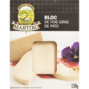 MARTIKO bloc de foie gras de pato envase 130 g 6.65 €