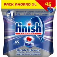 Hipercor  FINISH detergente lavavajillas Super Power Quantum Max bolsa