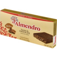 Hipercor  EL ALMENDRO turrón de chocolate Calidad Suprema tableta 250 