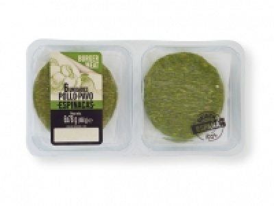 Burger de pollo y pavo con espinacas 2.79 €