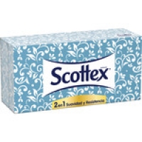 Hipercor  SCOTTEX pañuelos 2 en 1 suavidad y resistencia caja 110 unid