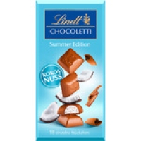 Hipercor  LINDT CHOCOLETTI chocolate relleno de coco edición de verano