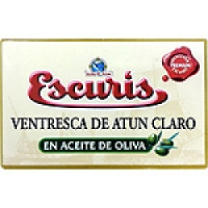 ESCURIS ventresca de atún claro en aceite de oliva lata 78 g 4.25 €