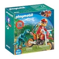 Toysrus  Playmobil - Moto con Velociraptor - 9431