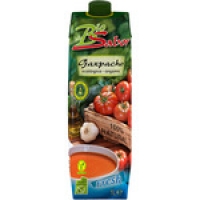 Hipercor  BIOSABOR gazpacho ecológico sin gluten con aceite de oliva v