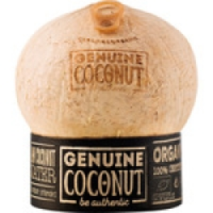 GENUINE COCONUT agua de coco 100% orgánico envase 400 cl 2.95 €