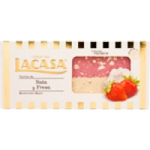LACASA turrón de nata y fresa Sin Gluten Calidad Suprema tab 4.75 €