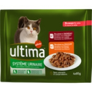 ULTIMA Tracto Urinario bocaditos con pollo en salsa para gat 2.69 €