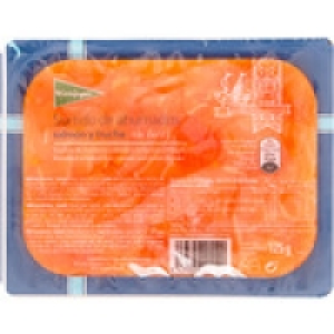 EL CORTE INGLES surtido de ahumados salmón y trucha en tacos 5.08 €