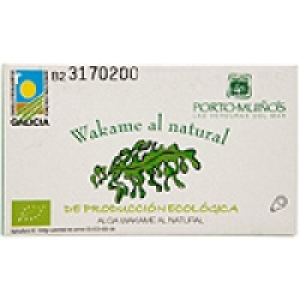PORTO MUIÑOS alga wakame al natural de producción ecológica  2.35 €