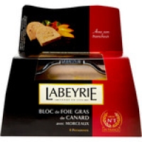 Hipercor  LABEYRIE bloc de foie gras de pato envase 300 g con regalo d