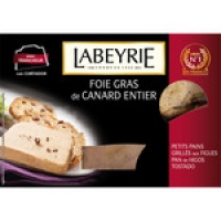 Hipercor  LABEYRIE foie gras de pato entero estuche 120 g con regalo d