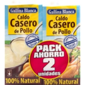 GALLINA BLANCA caldo de pollo casero 100% natural pack 2 env 3.42 €