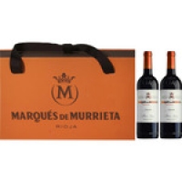 Hipercor  MARQUES DE MURRIETA vino tinto reserva D.O. Rioja estuche 2 