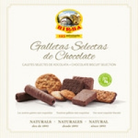Hipercor  BIRBA galletas naturales selectas de chocolate surtidas y si