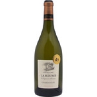 Hipercor  DOMAINE DE LA BAUME vino blanco chardonnay de Francia botell
