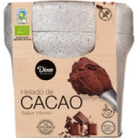Hipercor  DINO helado de cacao sabor intenso ecológico y sin gluten ta