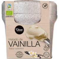 Hipercor  DINO helado de vainilla ecológico y sin gluten tarrina 450 m