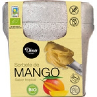 Hipercor  DINO sorbete de mango sabor tropical ecológico, sin gluten y