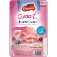 Hipercor  CAMPOFRIO Cuida-t+ jamón cocido bajo en grasa en lonchas fin