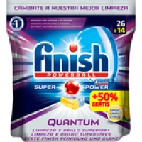 Hipercor  FINISH Calgonit detergente lavavajillas Super Power Quantum 