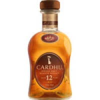 Hipercor  CARDHU whisky escocés de malta 12 años botella 70 cl con reg