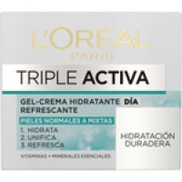 Hipercor  LOREAL Triple Activa Hydrafresh gel crema hidratante día pi