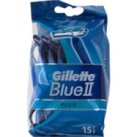 Hipercor  GILLETTE Blue II Plus maquinilla de afeitar desechable bolsa