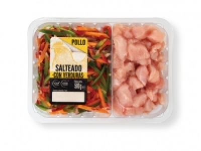 Salteado de pollo con verduras 3.49 €