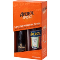 Hipercor  APEROL Spritz aperitivo + vino espumante Cinzano Pro-Spritz 