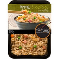 Hipercor  TA-TUNG arroz tres delicias envase 350 g