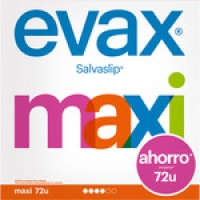 Hipercor  EVAX protege slips maxi pack 2 caja 36 unidades