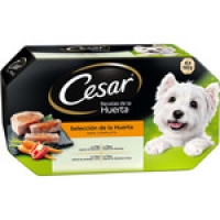Hipercor  CESAR Receta de la huerta alimento para perros con carnes y 