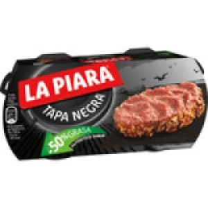 LA PIARA Tapa Negra paté de hígado -50% de materia grasa pac 2.45 €