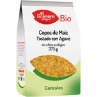 Hipercor  EL GRANERO INTEGRAL Bio copos de maiz tostado con ágave de c