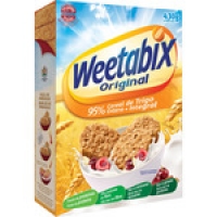 Hipercor  WEETABIX Original cereales de desayuno de trigo entero paque