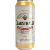 Hipercor  CLAUSTHALER Classic Premium cerveza rubia sin alcohol lata 5