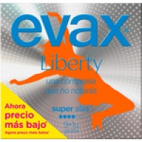 Hipercor  EVAX Liberty compresa super con alas 9 +1 gratis caja 10 uni