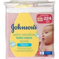 Hipercor  JOHNSONS BABY toallitas infantiles Sensitive sin perfume pa