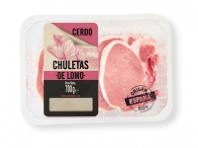 Chuletas de lomo de cerdo 3.09 €